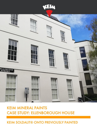 Case Study UK: Ellenborough House, Wellington Street, Cheltenham (Keim Soldalit-ME onto previously painted)